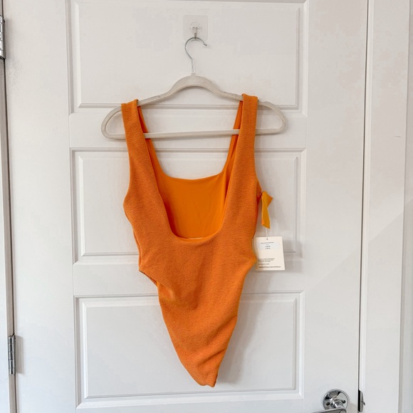 NEW Mara Hoffman Idalia One Piece Saffron - Picture 9 of 11